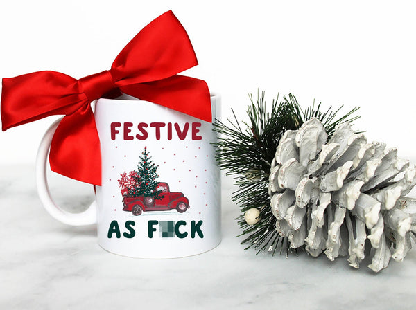 Festive AF Christmas Coffee Mug,