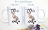 Personalized Sphynx Cat Mom and Dad Individual or Mug Set - White Ceramic Custom Mug