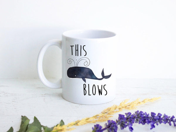 This Blows - White Ceramic Mug