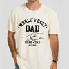 World’s Best Dad Shirt, Personalized Dad Shirt, Custom Father Child Fist Bump Tee, Dad Gift From Kids, Fathers Day Shirt