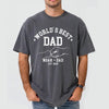 World’s Best Dad Shirt, Personalized Dad Shirt, Custom Father Child Fist Bump Tee, Dad Gift From Kids, Fathers Day Shirt