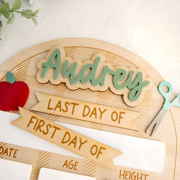 First & Last Day of School Sign, Custom Back to School Board, Reusable School Milestone Board, Photo Prop Sign, Silly Goose Back to School