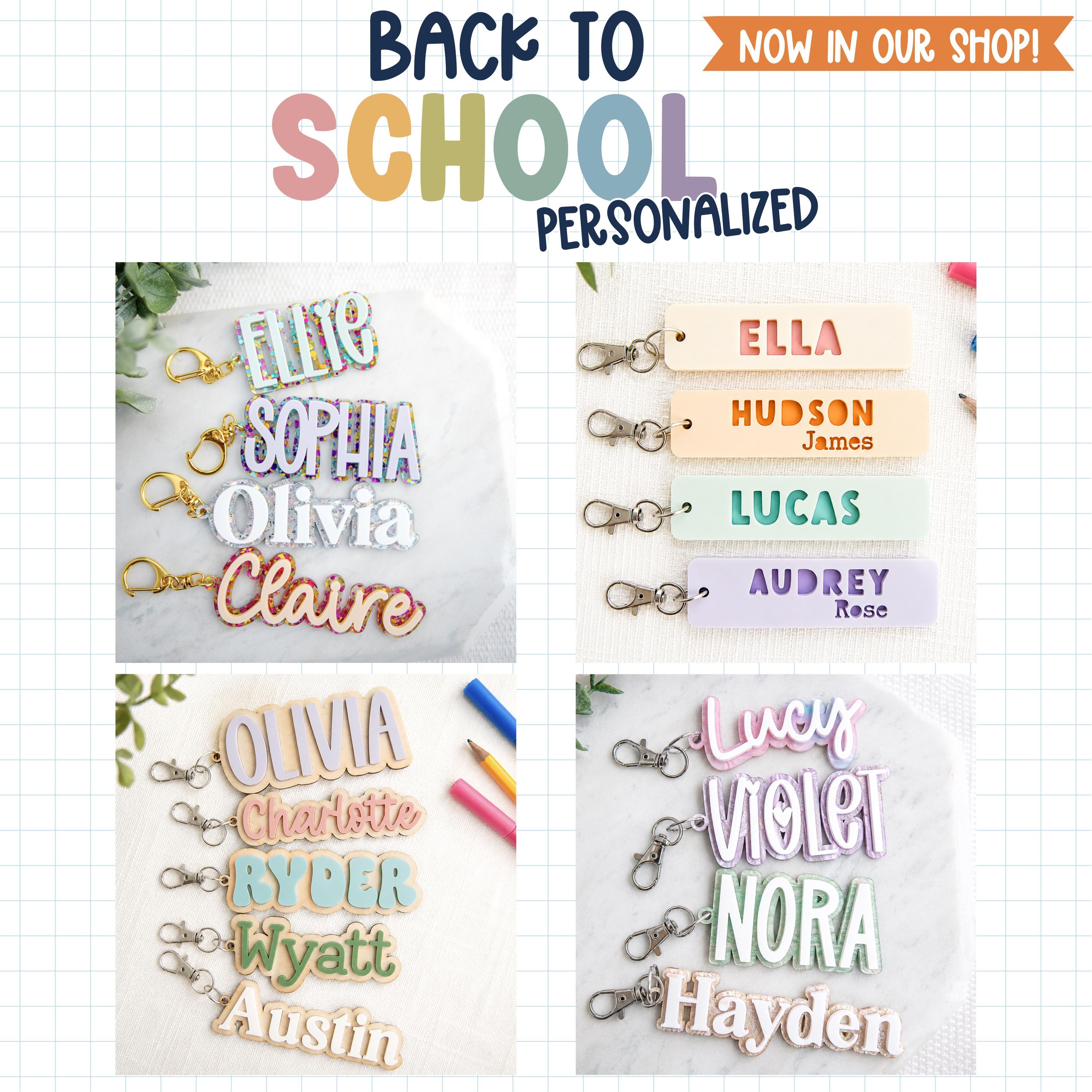 Personalized First & Last Day of School Sign, Custom Back to School Board, Reusable School Milestone Board, Photo Prop Sign