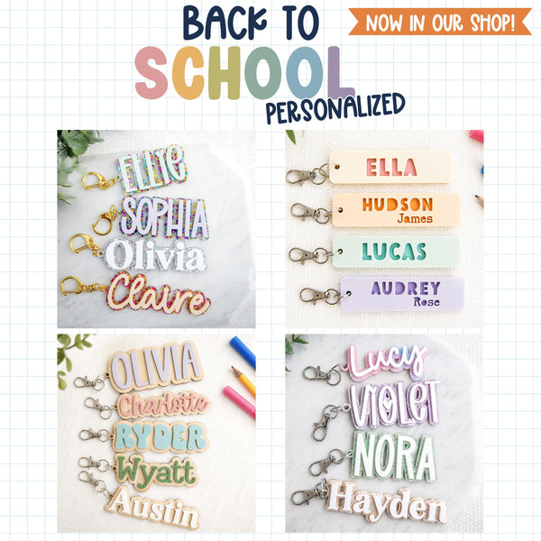 Personalized First & Last Day of School Sign, Custom Back to School Board, Reusable School Milestone Board, Photo Prop Sign
