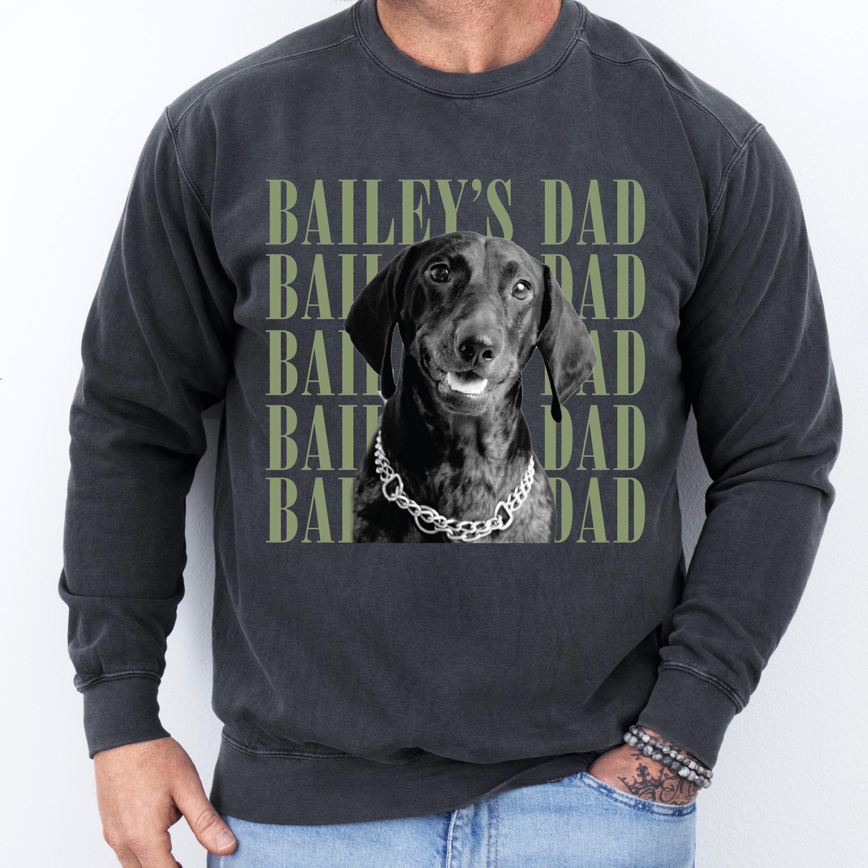 Comfort Colors® Custom Pet Photo Shirt, Personalized Dog Mom or Dad Shirt or Sweatshirt, Vintage Pet Portrait T-Shirt