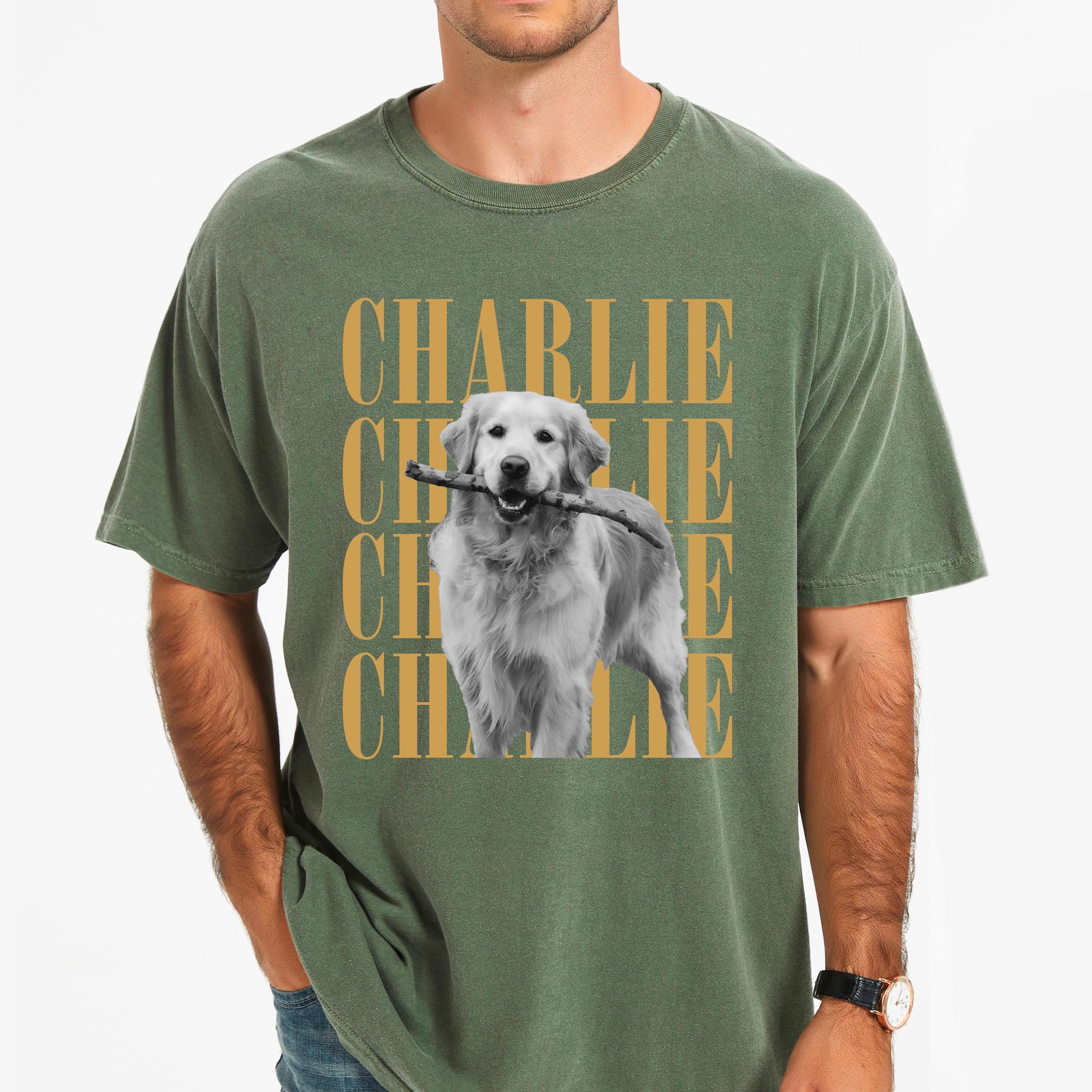 Comfort Colors® Custom Pet Photo Shirt or Sweatshirt, Personalized Pet Name T-Shirt, Vintage Dog & Cat Shirt