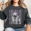 Comfort Colors® Custom Pet Photo Shirt, Personalized Dog Mom or Dad Shirt or Sweatshirt, Vintage Pet Portrait T-Shirt
