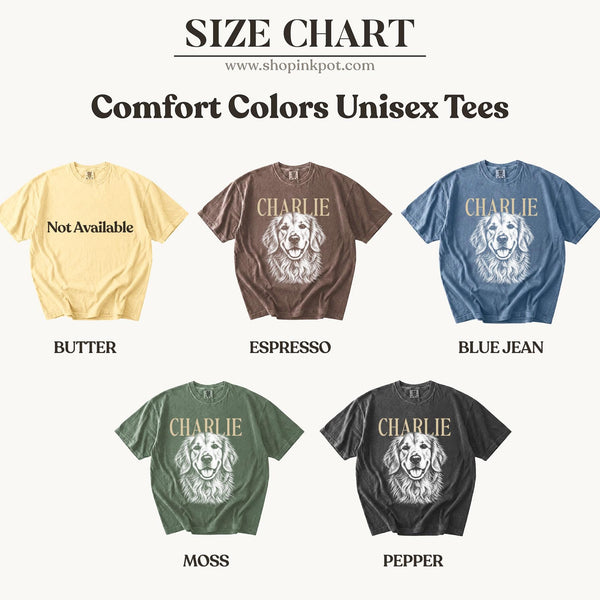 Comfort Colors® Custom Pet Photo Shirt or Sweatshirt, Personalized Pet Name T-Shirt, Vintage Dog & Cat Portrait Shirt