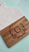 First Home Gift Personalized Charcuterie Board, Realtor Closing Gift, Custom Housewarming Cutting Board, Marble Wood Engraved Board
