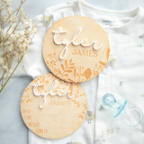 Custom Baby Name Sign - Baby Birth Announcement