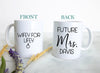 Wifey For Lifey Custom Name - White Ceramic Mug