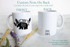 Personalized "Papa Bear" EST - White Ceramic Mug