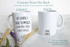 Of Course I Talk To Myself - White Ceramic Mug - Inkpot