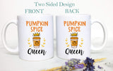 Pumpkin Spice Queen - White Ceramic Mug