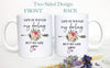 Life is Tough My Darling But So Are You Boho Floral - White Ceramic Mug