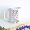 I Deliver Babies, What's Your Superpower? Pink - White Ceramic Mug