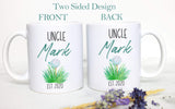 Personalized Uncle Name Golf Theme - White Ceramic Mug