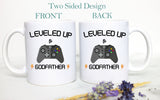 Leveled Up to Godfather Nintendo - White Ceramic Mug - Inkpot