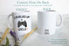 Leveled Up to Uncle Playstation - White Ceramic Mug - Inkpot