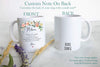 Future Mother In Law Gift #3 Custom Name - White Ceramic Mug - Inkpot