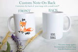 For Fox Sake - White Ceramic Fox Mug - Inkpot