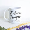 Future Lawyer With Custom Name - White Ceramic Mug - Inkpot