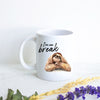 I'm On Break - White Ceramic Sloth Mug