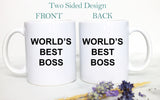 World's Best Boss Mug, Funny Boss Gift, Personalized Gift, Boss Mug, Boss Birthday, Farewell Gift, Coworker Gift, Boss Birthday, Christmas