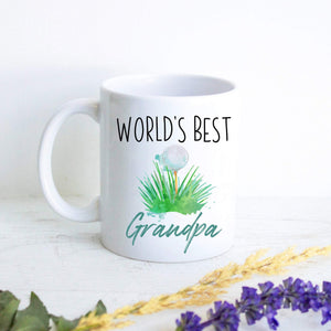 World's Best Grandpa - White Ceramic Mug - Inkpot