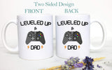 Leveled Up to Dad Nintendo - White Ceramic Mug