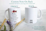 Future Mother In Law Gift #2 Custom Name - White Ceramic Mug