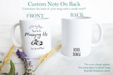 Thank You For Marrying Us Officiant Custom #2 - White Ceramic Mug