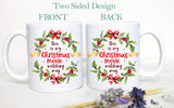 Custom Holiday Mug, Christmas Movie Watching Mug, Christmas Mug Personalized Christmas Mug, Christmas Coffee Mug Stocking Stuffer, Santa Mug