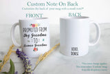 Promoted From Dog Grandma To Human Grandma #2 - White Ceramic Mug - Inkpot