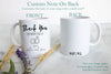 Thank You For Marrying Us Officiant Custom  - White Ceramic Mug - Inkpot