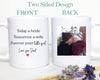 Wedding Gift For Dad Custom Photo - White Ceramic Mug