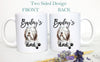 Personalized Bearded Collie Mom and Dad Individual or Mug Set - White Ceramic Custom Mug