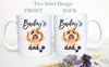 Personalized Poodle Mom and Dad Individual or Mug Set - White Ceramic Custom Mug