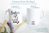 Personalized Shih Tzu Mom and Dad Individual or Mug Set - White Ceramic Custom Mug