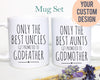Only The Best Uncles And Aunts Get Promoted to Godparents - White Ceramic Mug - Inkpot
