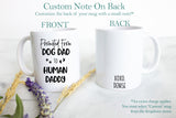 Promoted from Dog Dad to Human Daddy - White Ceramic Mug
