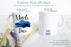 Personalized Uncle Name Mountain Theme - White Ceramic Mug