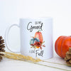 Oh My Gourd I Love Fall - White Ceramic Mug
