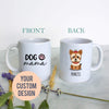 Personalized Dog Dad Mug - White Ceramic Custom Mug