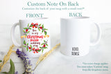 Custom Holiday Mug, Christmas Movie Watching Mug, Christmas Mug Personalized Christmas Mug, Christmas Coffee Mug Stocking Stuffer, Santa Mug