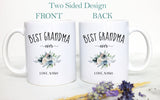 Best Grandpa and Grandma Ever Individual or Mug Set - White Ceramic Mug - Inkpot