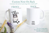 Personalized Ragdoll Cat Mom and Dad Individual or Mug Set - White Ceramic Custom Mug - Inkpot