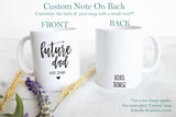 Future Mom and Dad Individual or Mug Set Custom Date - White Ceramic Mug - Inkpot