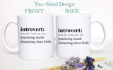 Introvert Definition  - White Ceramic Mug