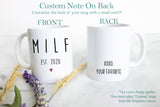 MILF Custom Est - White Ceramic Mug - Inkpot